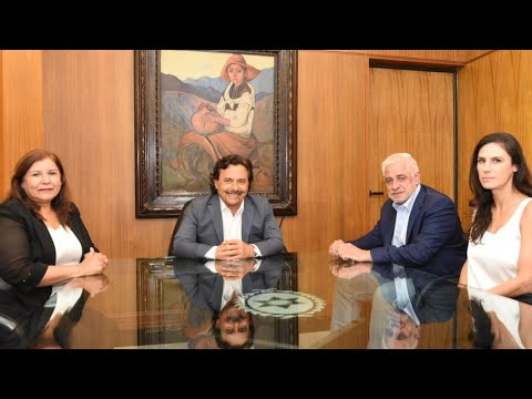 Sáenz recibió a Pablo Outes y Yolanda Vega, diputados nacionales electos por Salta