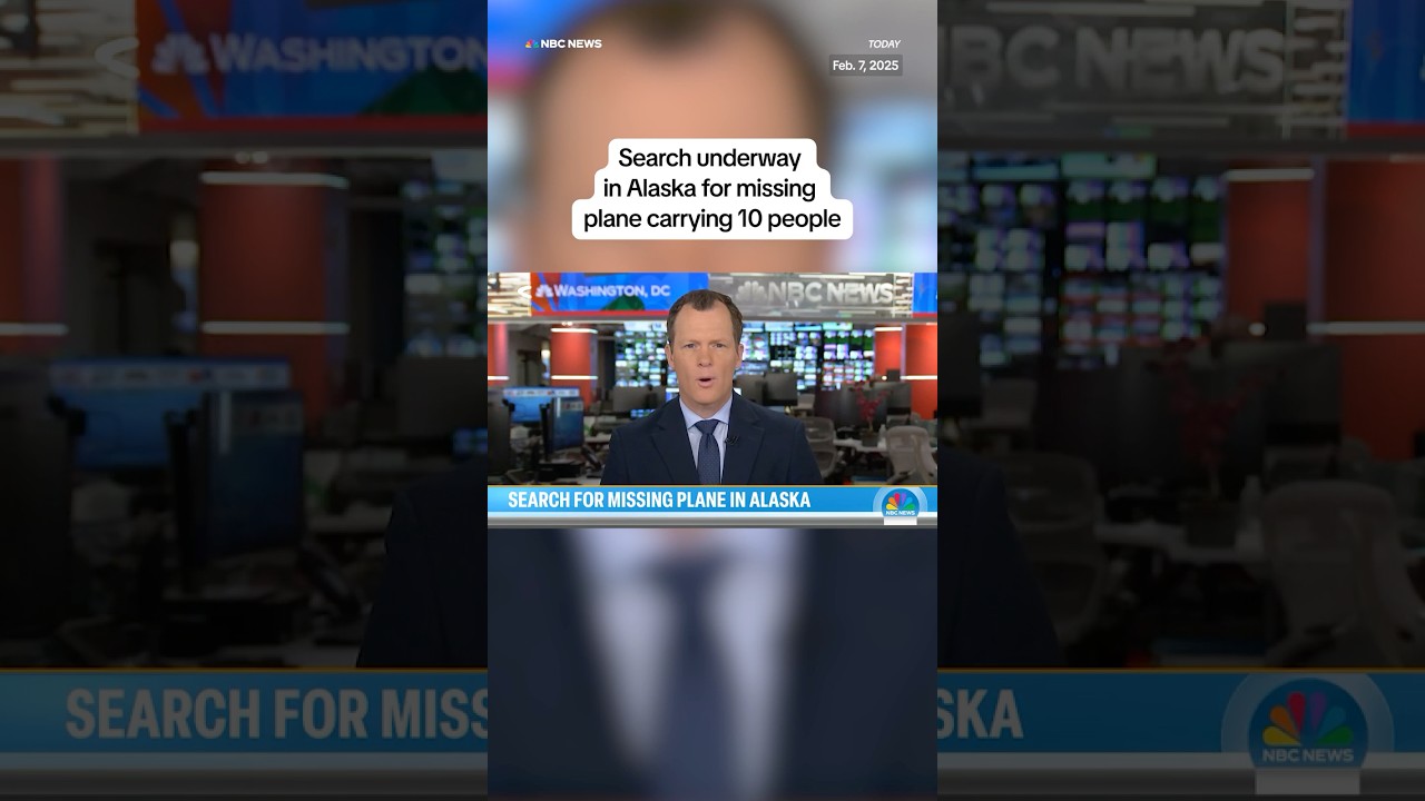 Search underway in Alaska for missing plane carrying 10 people