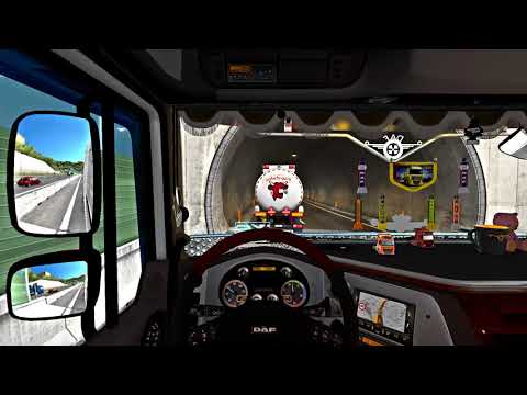 Milano - Roma,Italy | Gameplay | DAF XF 105.510