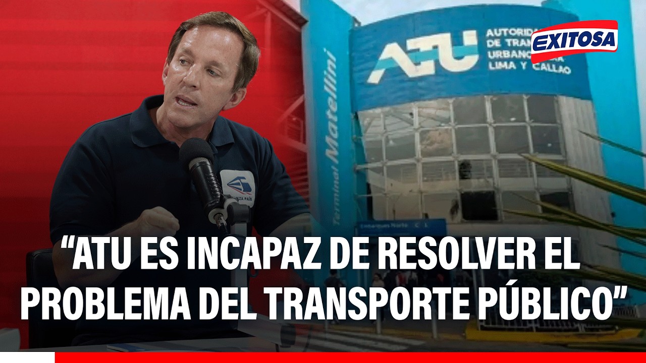 🔴🔵 Francis Allison propone eliminar la ATU: “Son unos delincuentes roba carros”