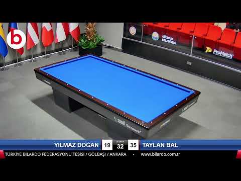 YILMAZ DOĞAN & TAYLAN BAL Bilardo Maçı - 2022 ERKEKLER 1.ETAP-12.TUR