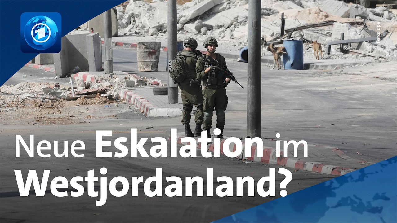 Nach Anschlag auf Soldaten: Israel startet Operation im Westjordanland