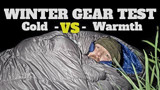 Cold night -VS- Winter camping equipment, WHO WINS ?