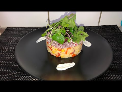 Kuskus me mish te thatë🇦🇱/Coscous mit trocken Fleisch🇨🇭