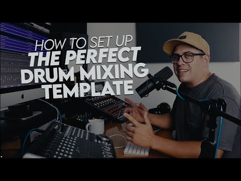 How To Set Up The PERFECT Drum Mixing Template (Logic Pro X)