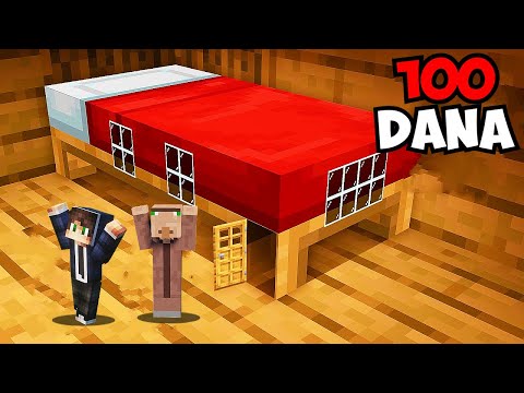 Rage i Kovalski Preživeli 100 Dana Unutar Kreveta u Minecraftu...