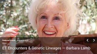 ET Encounters &amp; Genetic Lineages — Barbara Lamb