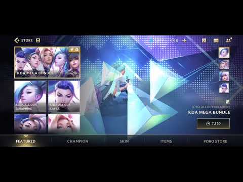 Wildrift : KDA Ahri, akali, seraphine, evelyn and kaisa