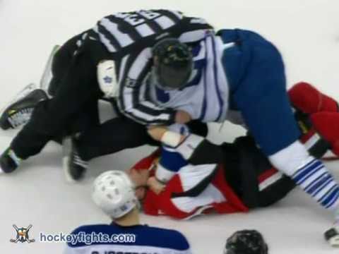 Colton Orr vs Matt Carkner Jan 1, 2011