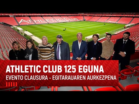 Imagen de portada del video Programa clausura 125 Aniversario del Athletic Club I Itxiera ekitaldiaren aurkezpena