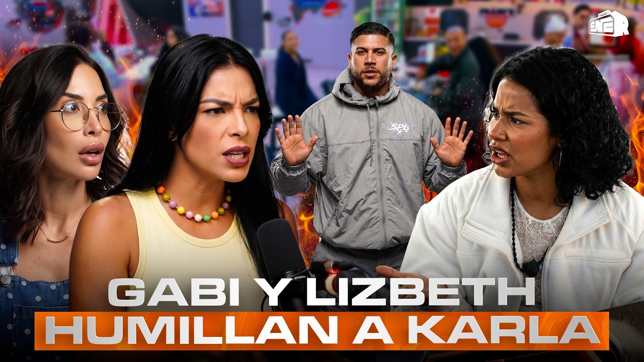 GABI Y LIZBETH HUMILLAN A KARLA ÁLVAREZ POR INSULTAR ESPOSA DE GALLO
