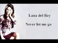 Lana del Rey - Never let me go Karaoke 