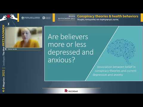 Gonda X. - What you see is what you get? Effect of belief in conspiracy theories on psychological well-being during the COVID pandemic