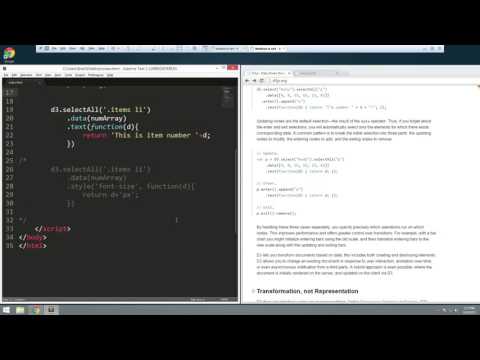 Learning D3 Part 1 Basic Selections