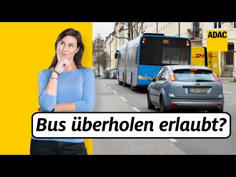 Bus, Warnblinker, Haltestelle & Co. – Das sind die Regeln! | ADAC | Recht? Logisch!