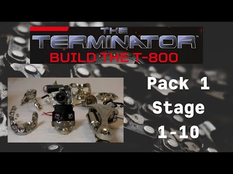 Agora Models & Hachette Bau den Terminator T-800 Pack 1 - Stage 1-10 , I'am back!