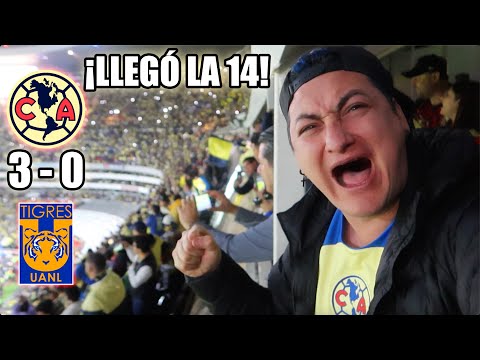 ¡AMÉRICA CAMPEÓN, LLEGÓ LA 14! Desde el Azteca América 3-0 Tigres