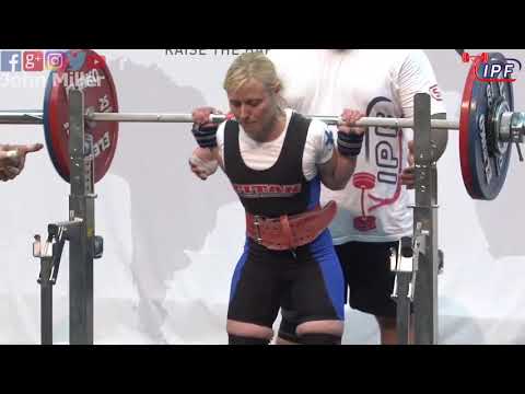 Hanna Rantala - 4th Place 352.5kg Total - 47kg Class 2019 Womens IPF Classic Worlds