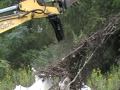 USA Attachments Mini Excavator Thumb in Action