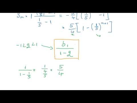 Suma termenilor intr-o progresie geometrica