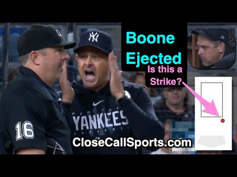 E233 - Aaron Boone Ejected Over Lance Barrett's Low Strike Calls After Early Warning to Stop