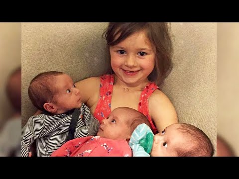 Ten days after giving birth to triplets, the mother felt a tremendous pain in her chest.