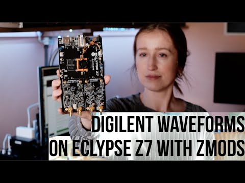 Waveforms on Eclypse Z7 in Action