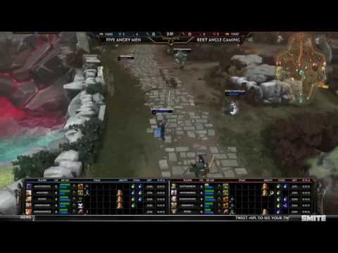 Smite Pro League Play-In-Cup NA Week 1 - Five angry Men vs Rekt Angle Gaming