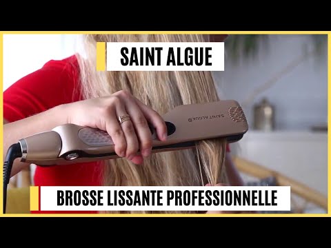 Brosse lissante sans fil Saint Algue : mon test complet