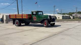 1933 Federal JBX Stake Truck Pulling In