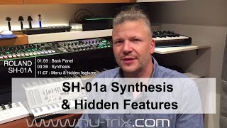 Video thumbnail for Roland SH-01A Runthrough (Synthesis & Hidden features) by Nu-Trix The Synth Guy
