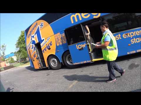 Getting On And Inside A Megabus