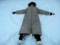Making a Snow angel