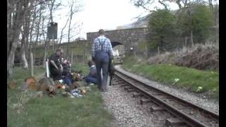 preview picture of video 'Railway volunteers on the Ravenglass and Eskdale Railway'