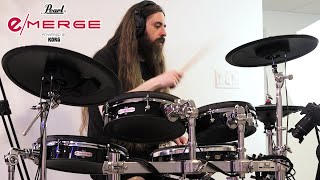 Video thumbnail for Pearl e/MERGE Electronic Drum Kit demo & review by 66Samus