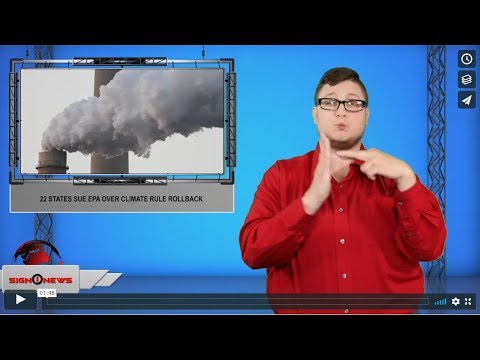 22 states sue EPA over climate rule rollback (8.14.19)