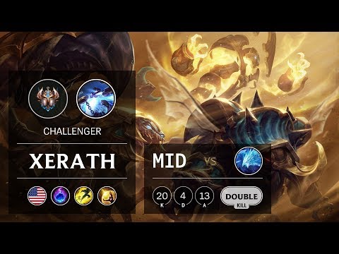 Xerath Mid vs Anivia - NA Challenger Patch 9.9