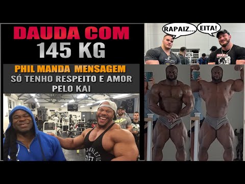Dauda - Mass Monster with aesthetics? Will you hit 150 kg? + Phil wishes Kai + Moreira a happy bi...
