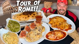 La Famiglia's Massive "Tour of Rome" Italian Food Challenge in Destin, Florida!!