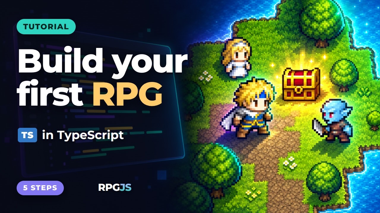 From Empty Folder to Multiplayer RPG in 5 Steps | RPGJS Tutorial