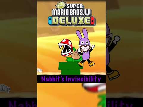 Nabbit really is like this in New Super Mario Bros. U Deluxe 💀#supermario #mario #shorts