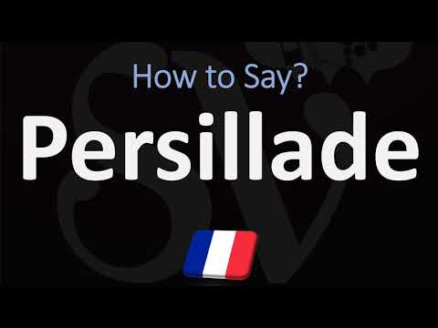 How to Pronounce Persillade? (CORRECTLY)