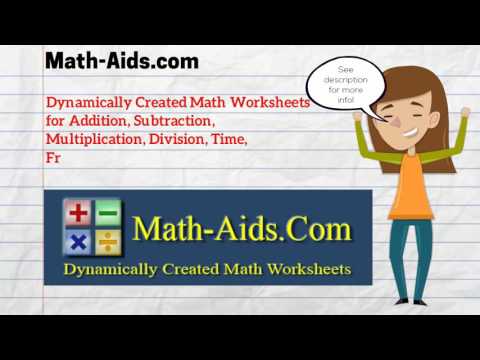 Math Aids Com Dynamically Created Math Worksheets