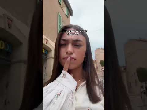 Mayadorable sur la Côte d’Azur ?🧐-Armelle#short