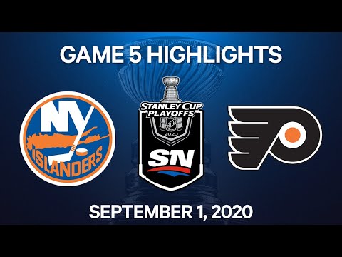 NHL Highlights | 2nd Round, Game 5: Islanders vs. Flyers - Sept 1, 2020