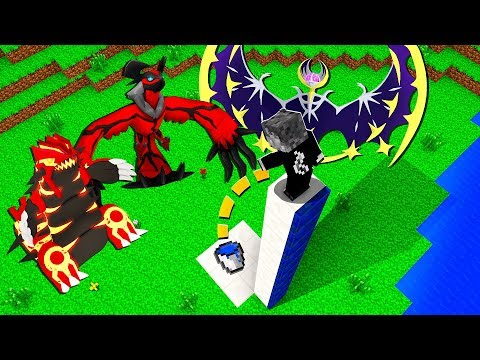 PULE NA ÁGUA DE POKEMON LENDÁRIO E ULTRA PARA GANHAR - MINECRAFT PIXELMON MOD