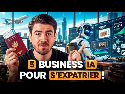 5 business IA pour quitter la France (sans repartir de zéro)