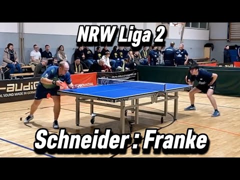 NRW Liga 2 🏓 | Ersatzspieler mit vollem Einsatz 🔥 P.Schneider(1831) : J.Franke(1861)