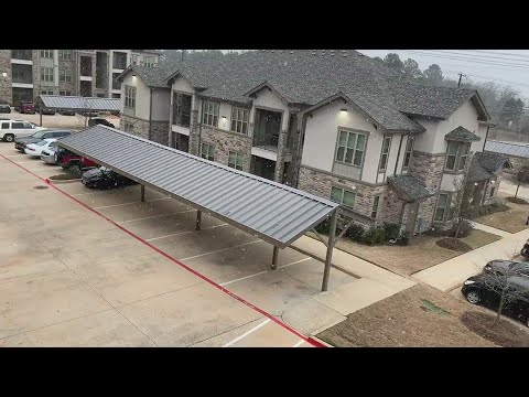 Snow in Tyler, Texas - Jan. 10, 2021