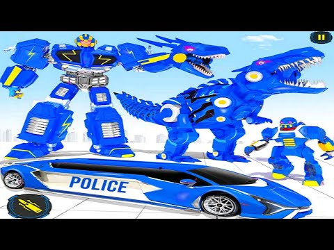 Limo Car Dino Robot Multi Transformation Game | Android iOS Gameplay